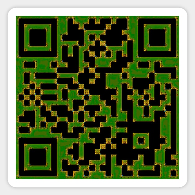 QR Green Sticker by Tovers